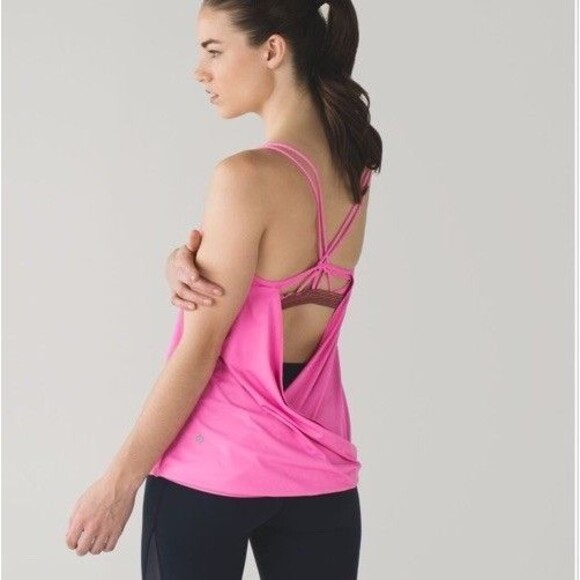 lululemon athletica Tops - Lululemon Size 4 Make A Move Tank Top Pink